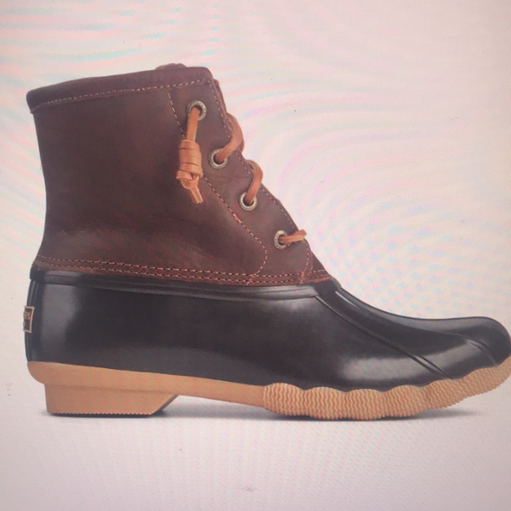Women’s Sperry Saltwater Duck Boots sz 8